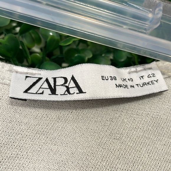 Zara Zipper-Up Jumpsuit - Heather Grey - Sleeveless - Front Pockets Size S-M - Picture 2 of 8